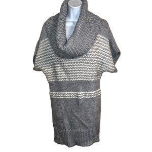 LOFT Gorgeous Gray Cowl Neck Sweater/ sweater Dress S